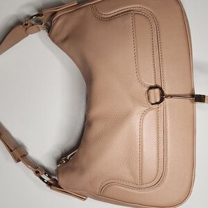 Hugo Boss Tan /Pinkage Hobo Bag EUC